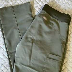 Kade Cargo Scrub Pants, Moss (Petite)